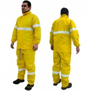 IMPERMEABLE DOS PZAS  CON REFLEJANTE  TIPO MOTOCICLISTA