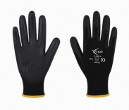 GUANTE DE NYLON CON POLIURETANO NEGRO