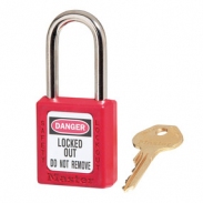CANDADO DE BLOQUEO MODELO 410 ROJO MASTER LOCK