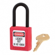 CANDADO DE BLOQUEO DIELECTRICO 406 ROJO MASTER LOCK