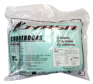 CUBRE BOCAS DE TRES CAPAS 3-LAYERS MOUTH COVER