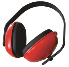 OREJERA 23 dB CON DIADEMA PLASTICA ROJA