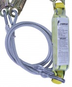 DOBLE CON CABLE DE ACERO DE 1/4