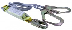 DOBLE CON CABLE DE ACERO DE 1/4