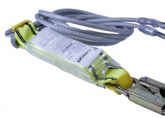 DOBLE CON CABLE DE ACERO DE 1/4